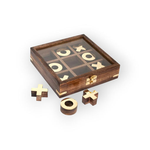 Picture of TIC TAC TOE IN WOODEN CASE